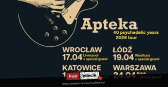 Warszawa Wydarzenie Koncert KW Bookings zaprasza do wspólnego świętowania 40 lat na scenie legendarnego zespołu Apteka!