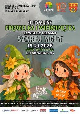 Pruszków Wydarzenie Inne wydarzenie Poranek Teatralny - "O tym jak Frędzelka i Wiercipiętka rozwikłały tajemnicę szarej mgły" - Teatr TR