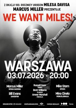 Warszawa Wydarzenie Koncert Marcus Miller - We want Miles!