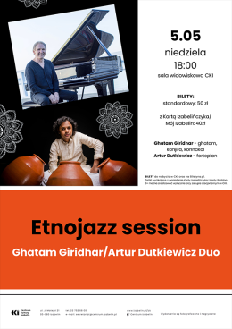 Izabelin Wydarzenie Koncert Ghatam Giridhar/Artur Dutkiewicz DUO - Etnojazz session